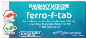 Ferro-F-Tab+Iron+%26amp%3B+Folic+Acid+60+Tablets