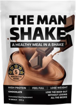 The-Man-Shake-Chocolate-Flavour-840g on sale