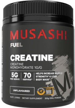 Musashi-Creatine-Powder-Unflavoured-350g on sale