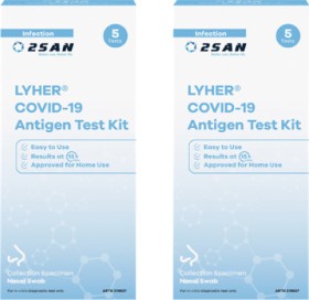 2San-LYHER-COVID-19-Antigen-Test-Kit-5-Pack on sale