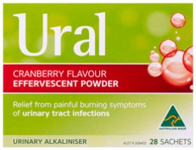 Ural+Effervescent+Powder+Cranberry+Flavour+28+Sachets