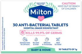 Milton-Anti-Bacterial-Tablets-30-Pack on sale