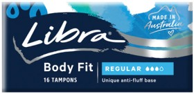 Libra-Body-Fit-Regular-Tampons-16-Pack on sale