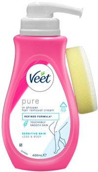 Veet-Pure-In-Shower-Hair-Removal-Cream-Sensitive-Skin-400mL on sale