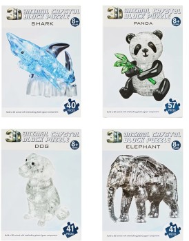 41+Piece+3D+Crystal+Block+Puzzle+-+Assorted