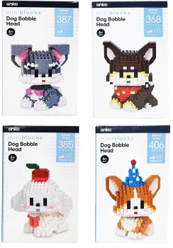 Mini-Blocks-Animal-Series-Dog-Bobble-Head-Assorted on sale