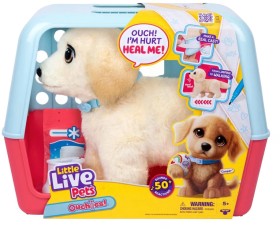 Little-Live-Pets-Ouchies-Cooper-The-Retriever-Puppy-Toy on sale