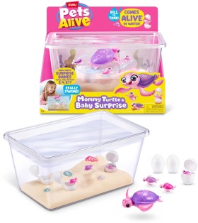 Pets-Alive-Mommy-Turtle-Surprise-by-ZURU on sale