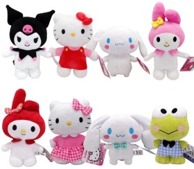 20cm+Hello+Kitty+Plush+Toy+-+Assorted