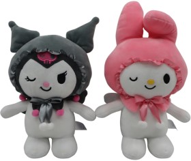 20cm-My-Melody-and-Kuromi-Plush-Toy on sale