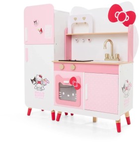 Hello-Kitty-and-Friends-Wooden-Interactive-Kitchen-Playset on sale