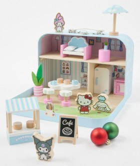 Wooden+Sanrio+Suitcase+Dollhouse