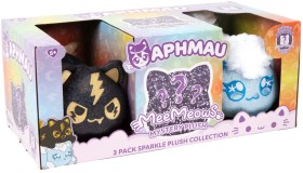 3+Pack+15cm+Aphmau+MeeMeows+Mystery+Sparkle+Plush+Collection+-+Assorted