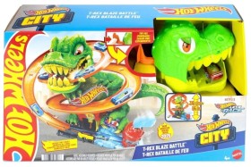 Hot-Wheels-City-T-Rex-Blaze-Battle-Playset on sale