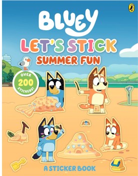 Bluey-Lets-Stick-Summer-Fun-Book on sale