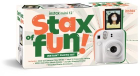 Instax+Mini+12+Bundle+-+Clay+White