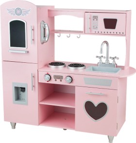 Wonder-Co-Home-Pink-Wooden-Kitchen-With-Phone on sale
