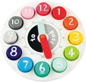Early+Learning+Centre+Wooden+Teaching+Clock