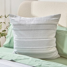Tasman-Jacquard-European-Pillowcase-by-Habitat on sale