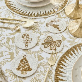 Christmas+Wonderland+Beaded+Coaster+4+Pack+by+Pillow+Talk