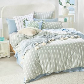 Adria+Reversible+Stripe+Quilt+Cover+Set+by+Habitat