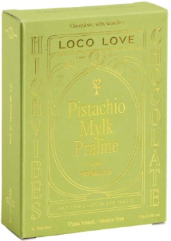 NEW+Loco+Love+Twin+Pistachio+Mylk+Praline+Chocolate+Bar+70g