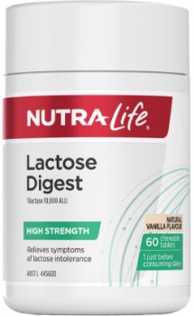 Nutra-Life+Lactose+Digest+60+Tablets