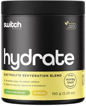 Switch-Nutrition-Hydrate-Electrolytes-Lemon-Lime-150g on sale