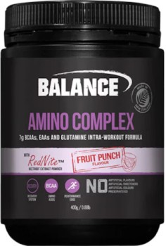 Balance-Amino-Complex-Fruit-Punch-400g on sale