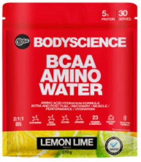 BSc-Body-Science-Essential-Amino-BCAA-Fuel-Lemon-Lime-270g on sale