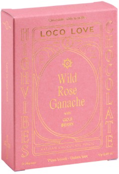NEW-Loco-Love-Twin-Wild-Rose-Ganache-Chocolate-Bar-70g on sale