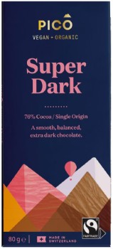 Pico+Organic+Chocolate+Super+Dark+80g