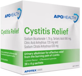 Apohealth+Cystitis+Relief+28+x+4g+Sachets
