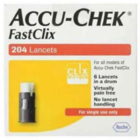 Accu-Chek+FastClix+Lancets+204+Pack