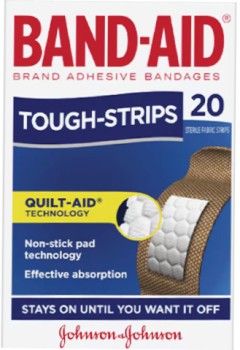 Band-Aid+Tough+Strips+20+Fabric+Strips