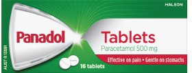 Panadol+Paracetamol+500mg+Pain+Relief+16+Tablets