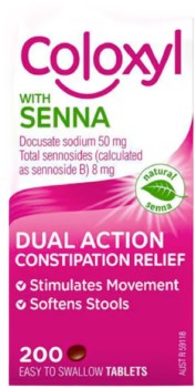 Coloxyl+with+Senna+200+Tablets
