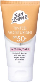 Sun+Zapper+Tinted+Moisturiser+SPF50%2B+Medium%2FDark+50ml
