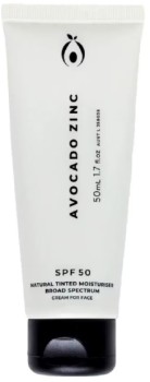 Avocado+Zinc+Natural+Tinted+Moisturiser+Light+-+Medium+SPF50+50ml