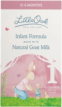 LittleOak-Goats-Milk-Infant-Formula-Stage-1-6-x-30g-Sachets on sale