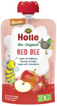 Holle-Red-Bee-Apple-with-Strawberry-100g on sale
