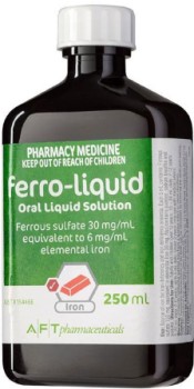 Ferro-liquid-Ferrous-Sulfate-Solution-250ml on sale