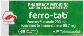 Ferro-Tab+Iron+60+Film+Coated+Tablets