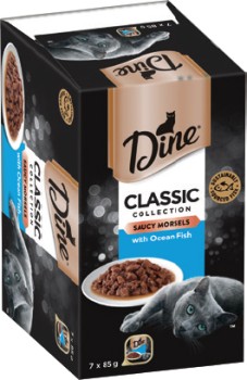 Dine-Wet-Cat-Food-7x85g-Selected-Varieties on sale