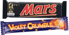 Mars-Medium-Bars-4456g-MMs-3549g-or-Violet-Crumble-50g-Selected-Varieties on sale