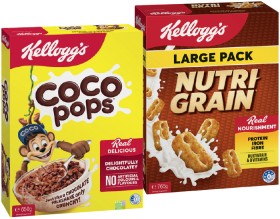 Kelloggs-Cereal-NutriGrain-765g-Coco-Pops-650g-or-Crunchy-Nut-Corn-Flakes-640g on sale