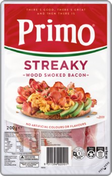 Primo+Streaky+Bacon+200g