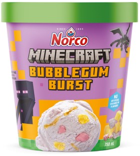 Norco-Minecraft-Ice-Cream-750mL-Selected-Varieties on sale
