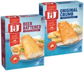IJ-Australian-Hoki-Crumb-or-Beer-Battered-425g-Selected-Varieties on sale