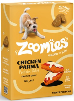 Zoomies+Protein+Bites+Dog+Treats+200g+Selected+Varieties